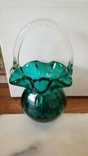 Murano Style Art Glass Green