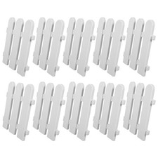  10 Pcs Plastic Fence Garden Landscape Railings Baby Picket Edging