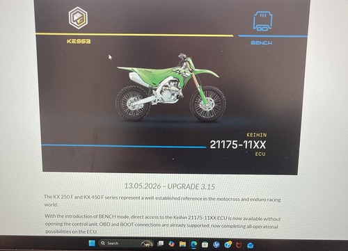 Kawasaki kxf 450 - 450, remap