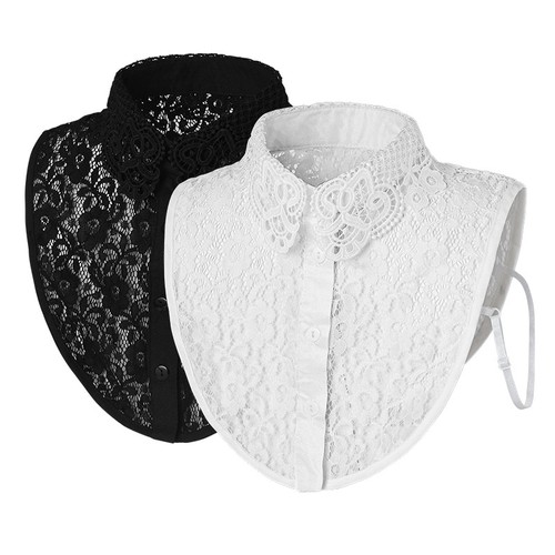 Black white embroidered - black,