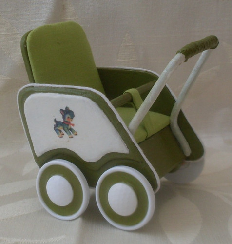 Vintage style dolls - style, buggy