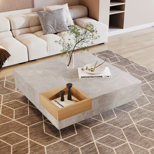 Coffee table modern grey - modern,