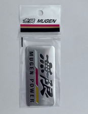 Mugen Power JDM Badge Honda Civic Type R EP3 FN2 DC5 Grille Wing Decal Emblem