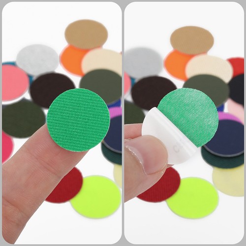 12pcs small round fabric - small,