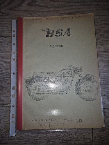 Reprint vintage bsa - of, c15