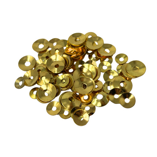 100 brass washers round hole - brass,