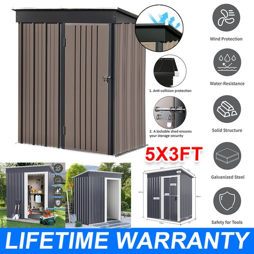 3ft metal garden shed - 3ft,