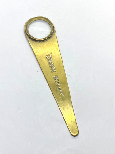 Antique brass letter opener - brass,