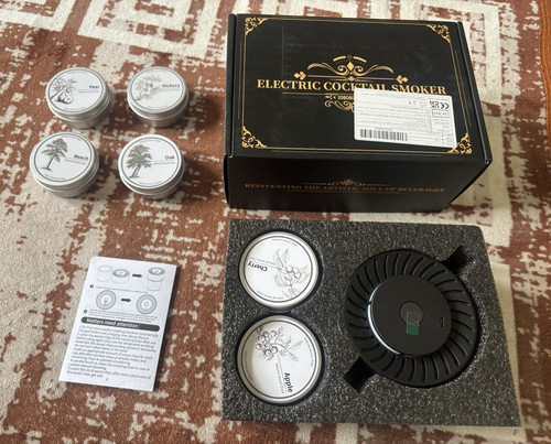 Electric cocktail smoker - cocktail, kit