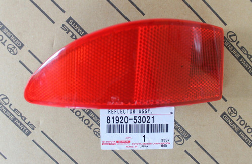 Rear bumper reflector - bumper,