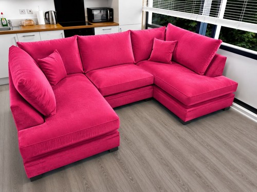 Seater shape sofa with - seater, u