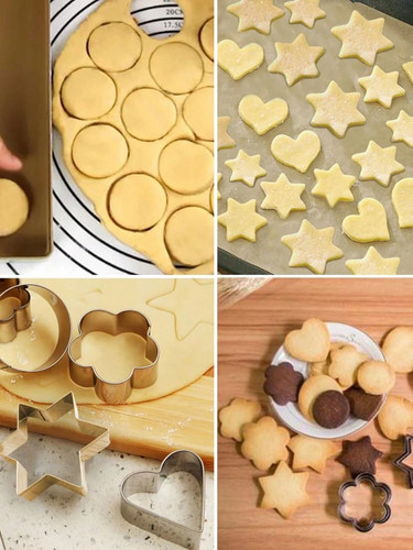 12pcs stainless steel - steel, cookie