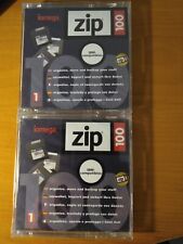Iomega Zip Disk 100 - Two Brand New Disks - Unopened - Each 100MB - Retro Drive 