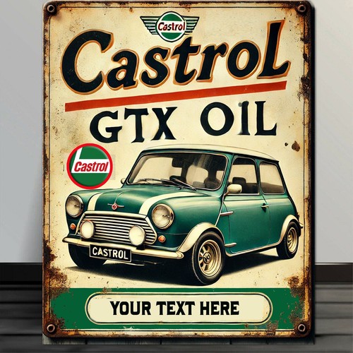 Personalised castrol oil - personalised, mini