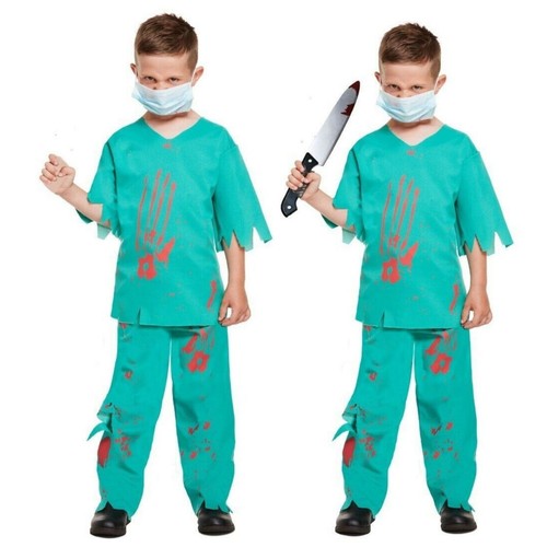 Boys zombie surgeon costume - boys,