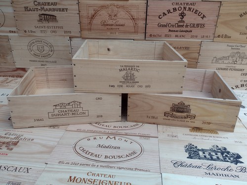Wooden wine box crate - wooden, 3