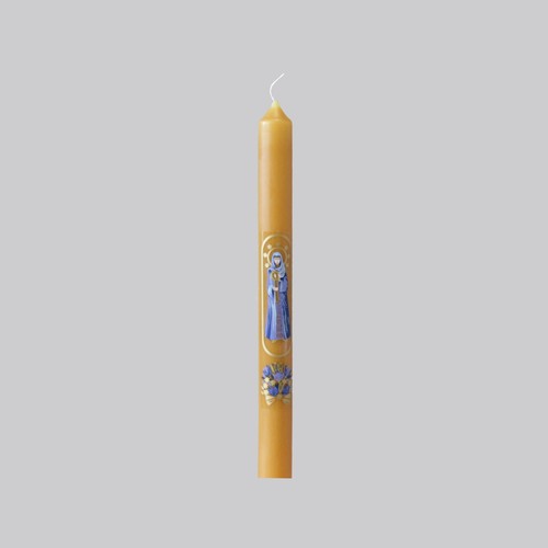 Natural beeswax candlemas - natural,