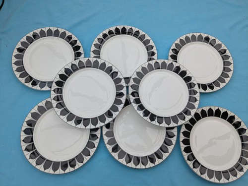 Aynsley china black - and, white