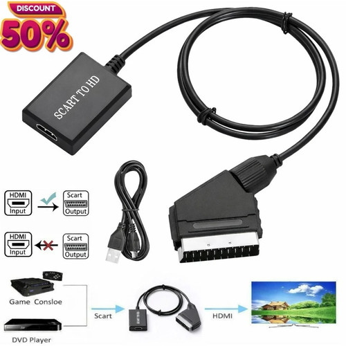 Scart hdmi converter - scart,
