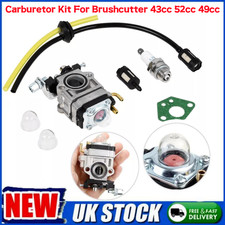 Carburetors For 43cc 52cc 49cc Brushcutter Strimmer Cutter Chainsaw Carb 15mm