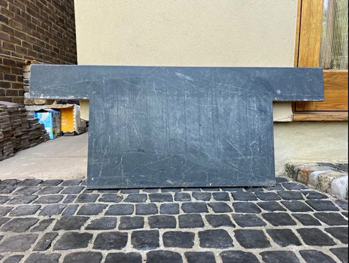 Brushed slate custom cut - brushed,