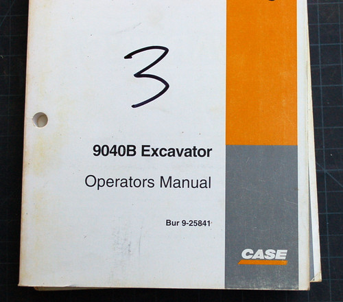 Case 9040b excavator crawler - 9040b,
