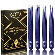 Eyebrow Tweezers Set Stainless
