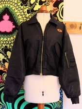 Naf Naf cropped bomber jacket