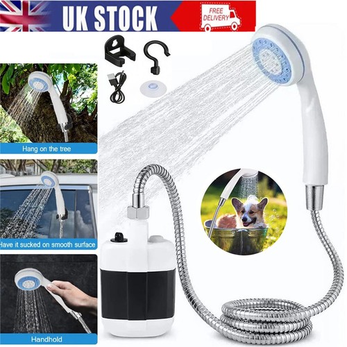 Portable camping shower usb - camping,