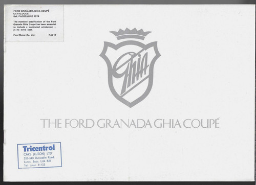 Ford granada ghia coupe 3000 - ghia,