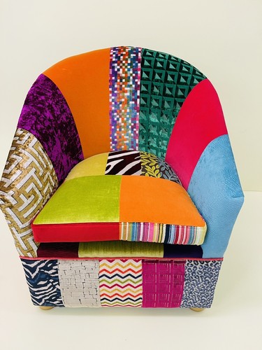 New patchwork chair designer - new,