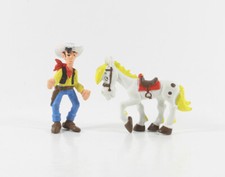 Lucky Luke === 2 x Jolly Jumper + LL Figure by Maia & Borges M + B