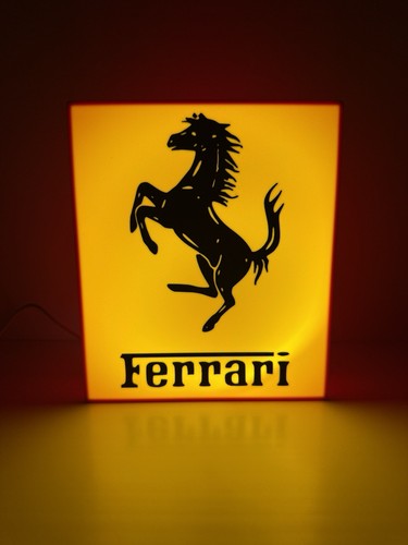 Ferrari light box - box, garage