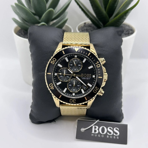 Boss mens watch 1513906 yellow - mens,