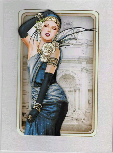 Handmade art deco rome - rome, lady