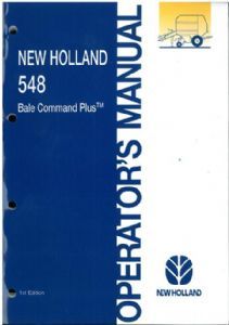 New holland round baler 548 - round,