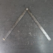 Vintage J.Rabone & Sons No.1641 Steel Folding Rule 24''Made in England