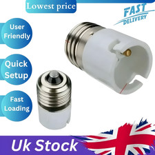 Edison Screw E27 To Bayonet Cap B22 Adapter Converter Bulb Holder Max Cap 15Watt
