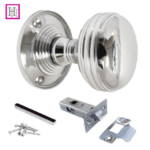 Door knobs set - set, silver