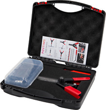 Plastic Pot Rivet Gun Hand Riveter Tool with 80 Rivets For Wheel Arches Trims