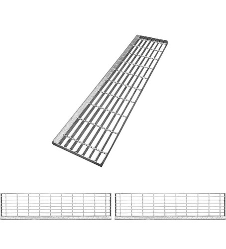 Galvanized steel stair - galvanized, treads