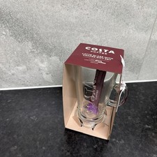 Costa Latte Glass With Coffe