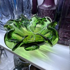 Vintage Heavy 18cm Murano Art