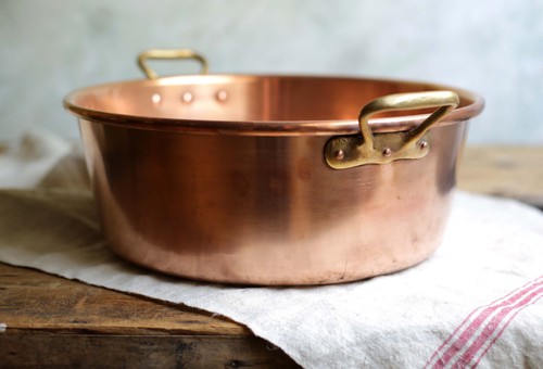 Large antique jam pan - large,