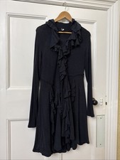 Myrine And Me Viscose And Angora Jacket Cardigan Lagenlook Dark Grey L Lovely