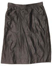 Vintage Womens Midi Leather