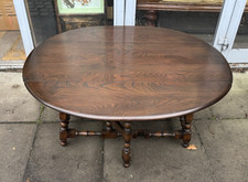 Vintage Ercol Elm Drop Flap Coffee Table