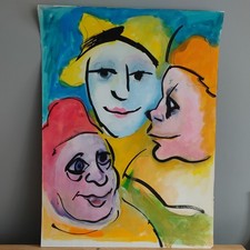 Original Gouache Portrait