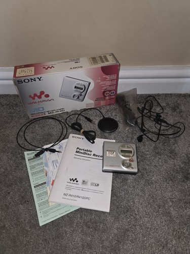 Boxed sony r410 minidisc - sony,