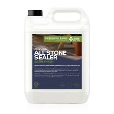 Stone Sealer Wet Look 'Satin Rich' Colour 5L Protect Floor Tiles and Paving